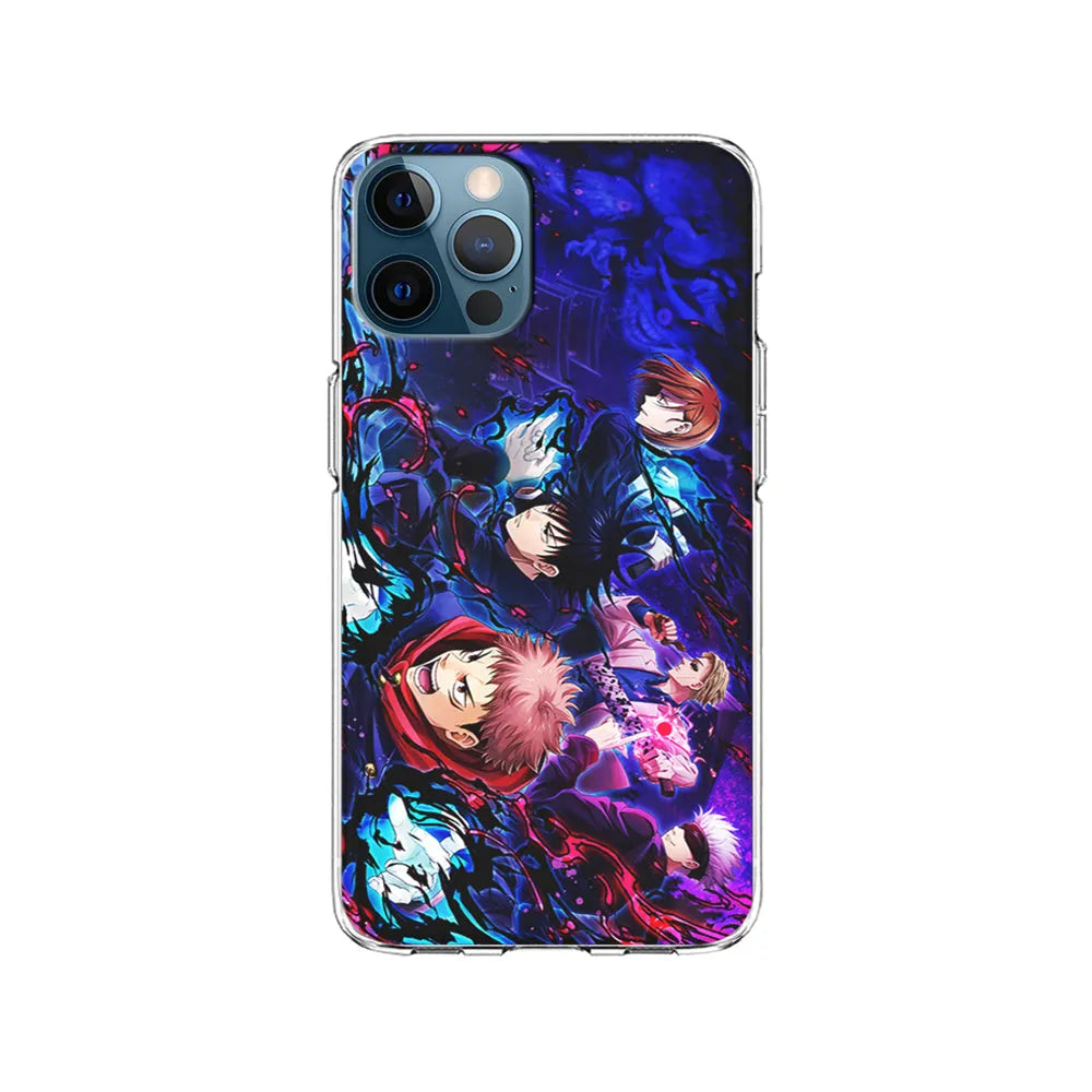 Main Characters of Jujutsu Kaisen iPhone 13 Pro Case-Clear Soft Case-Xtracase