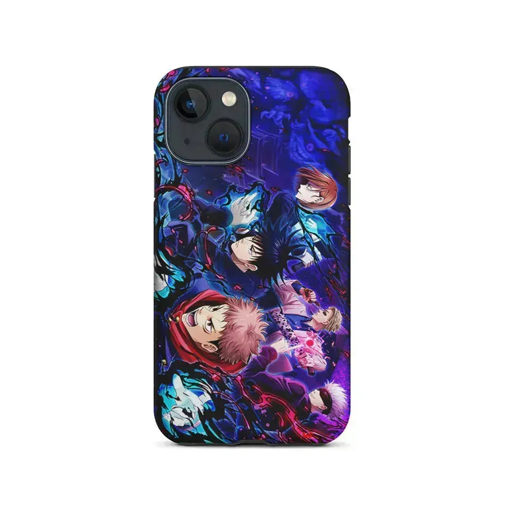 Main Characters of Jujutsu Kaisen iPhone 13 Mini Case-2 in 1 Tough Case-Xtracase