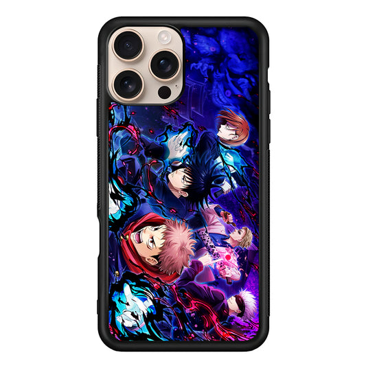 Main Characters of Jujutsu Kaisen iPhone 16 Pro Case - iPhone 16 Pro