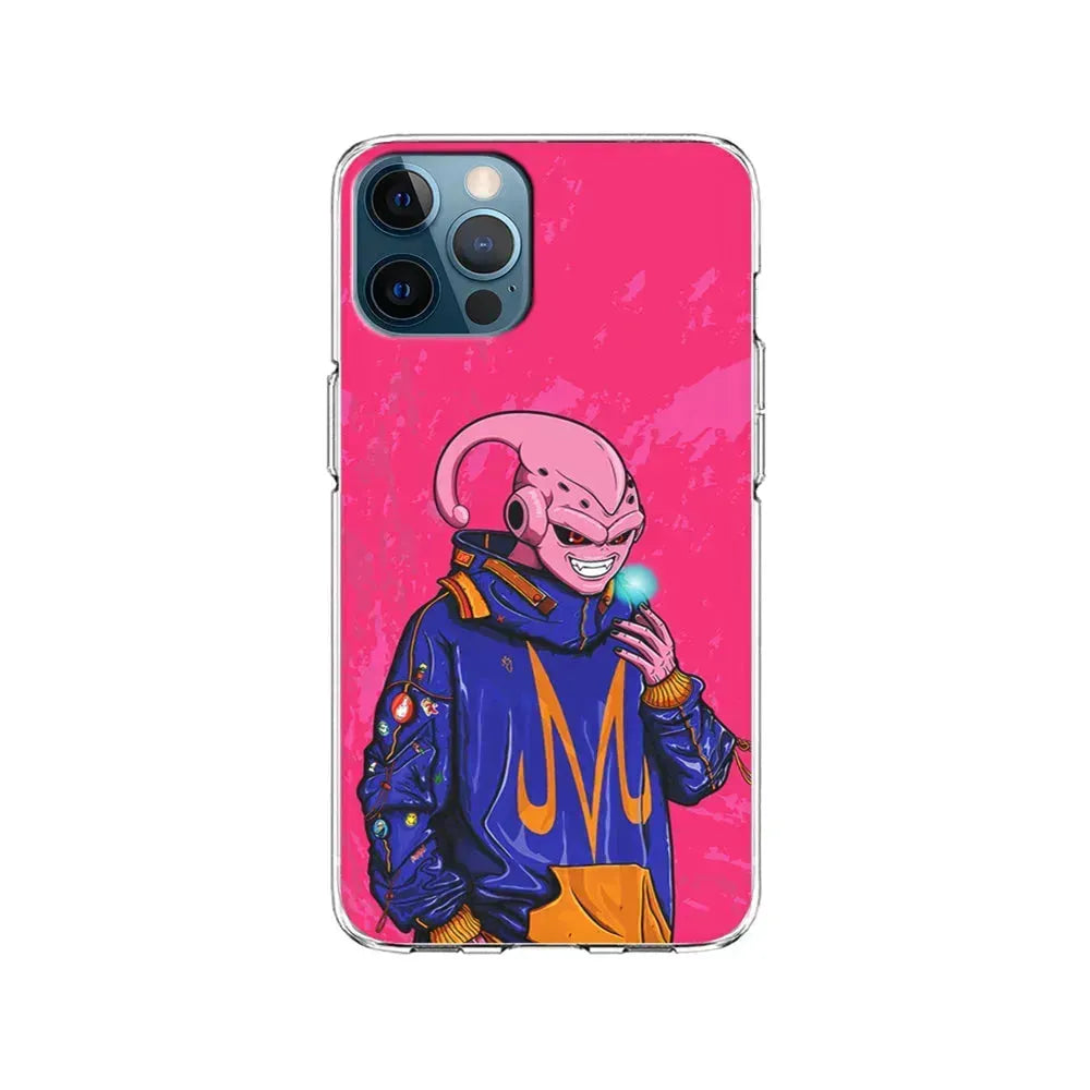 Majin Buu Dragon Ball Z Jacket iPhone 15 Pro Max Case-Clear Soft Case-Xtracase