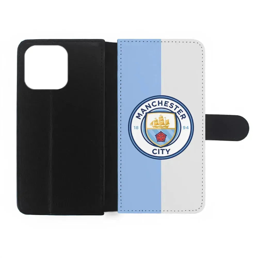 Manchester City Colour Of Pride iPhone 15 Pro Max Case-Flip Wallet Case-Xtracase