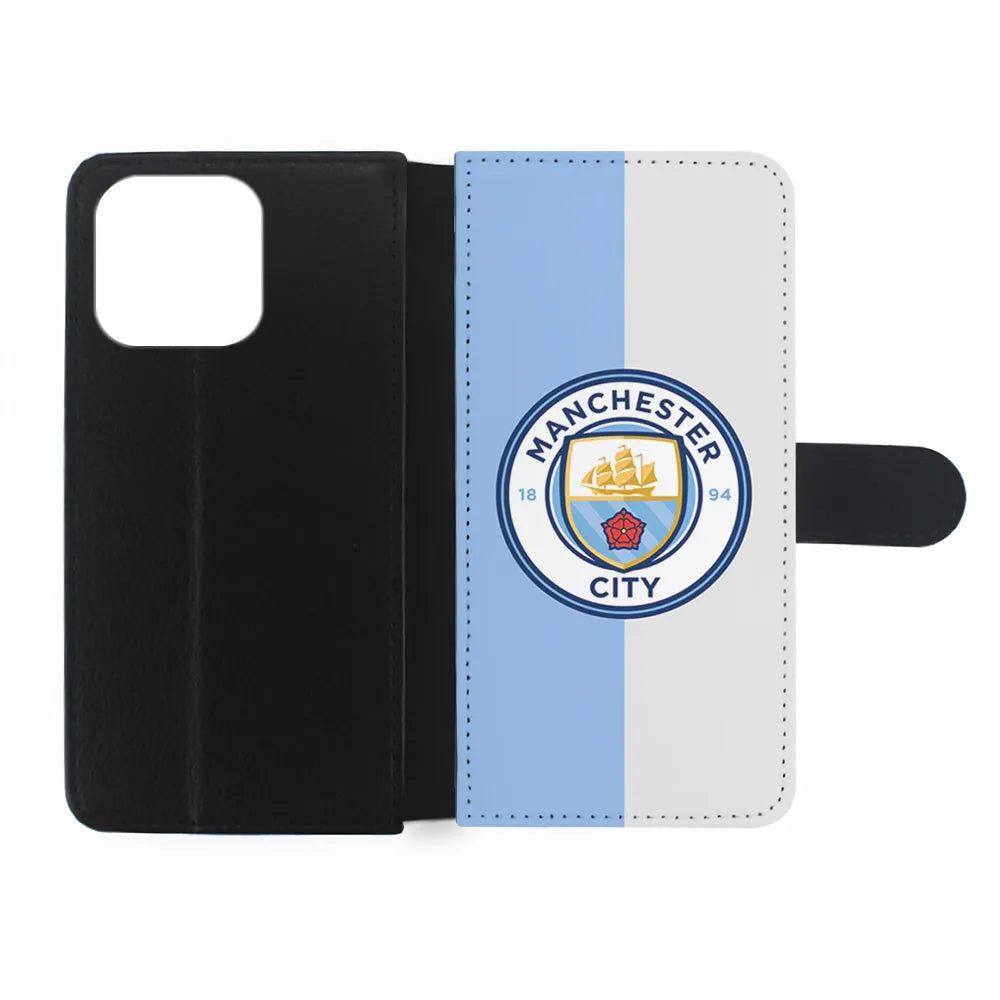 Manchester City Colour Of Pride iPhone 15 Case-Flip Wallet Case-Xtracase