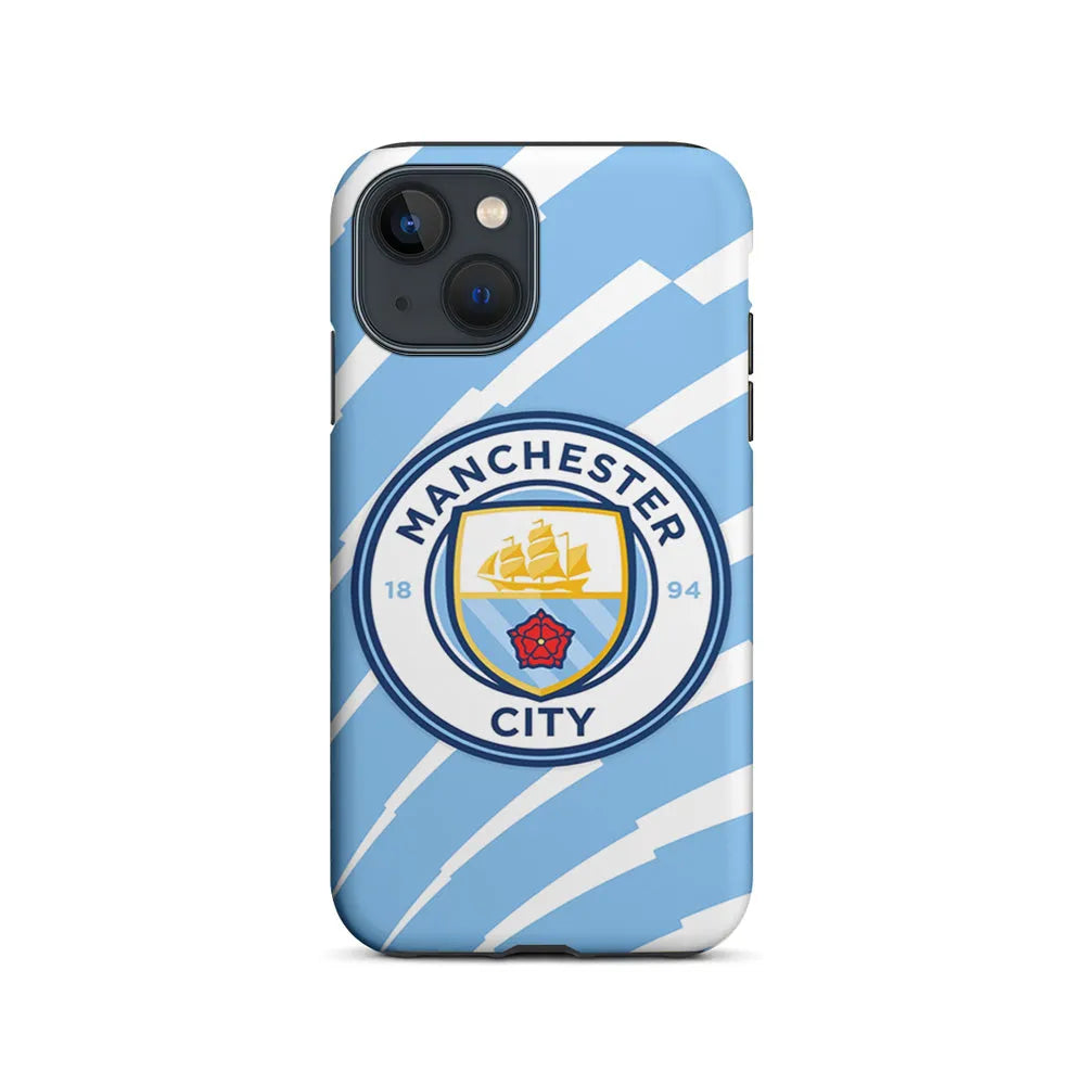 Manchester City EPL iPhone 15 Case-2 in 1 Tough Case-Xtracase