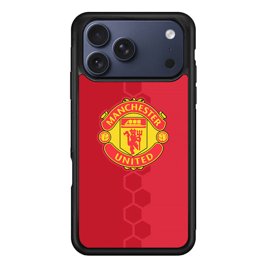 Manchester United Red Emblem iPhone 17 Pro Case - Xtracase