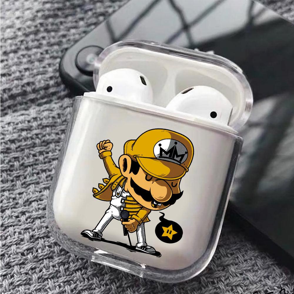 Mario Mercury Queen Protective Clear Case Cover For Apple Airpods-Xtracase