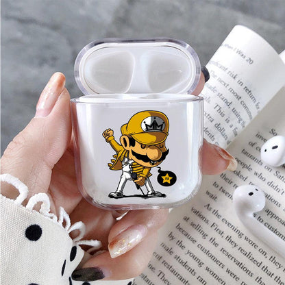 Mario Mercury Queen Protective Clear Case Cover For Apple Airpods-Xtracase
