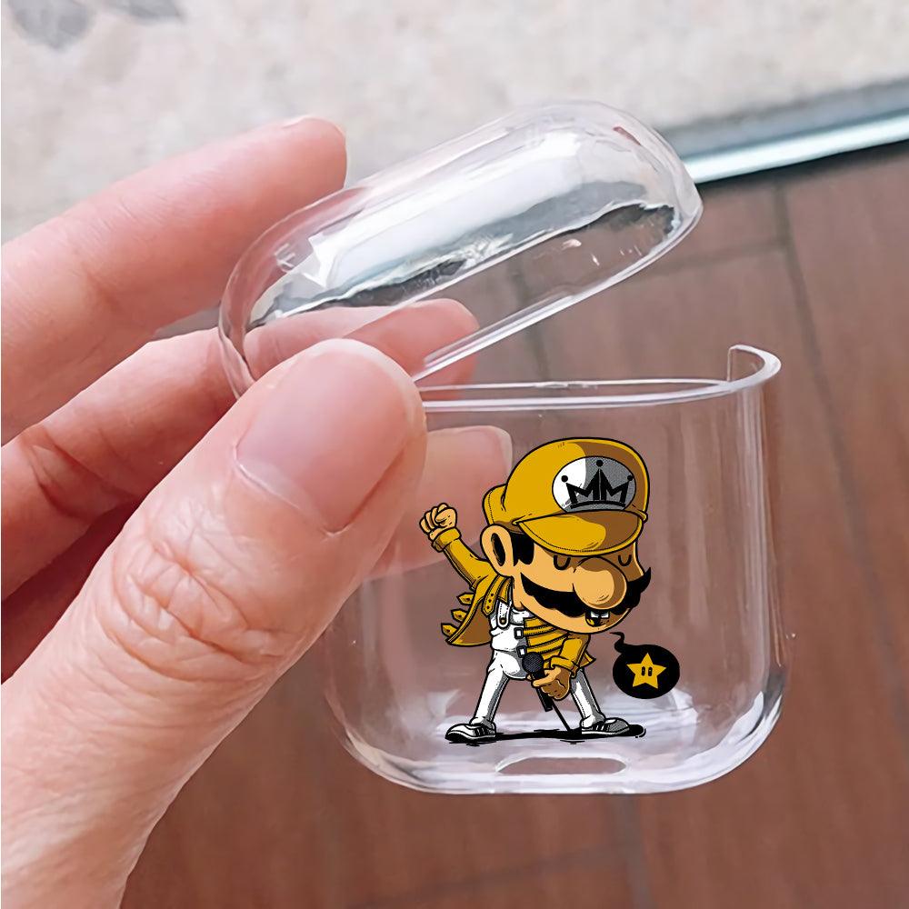 Mario Mercury Queen Protective Clear Case Cover For Apple Airpods-Xtracase
