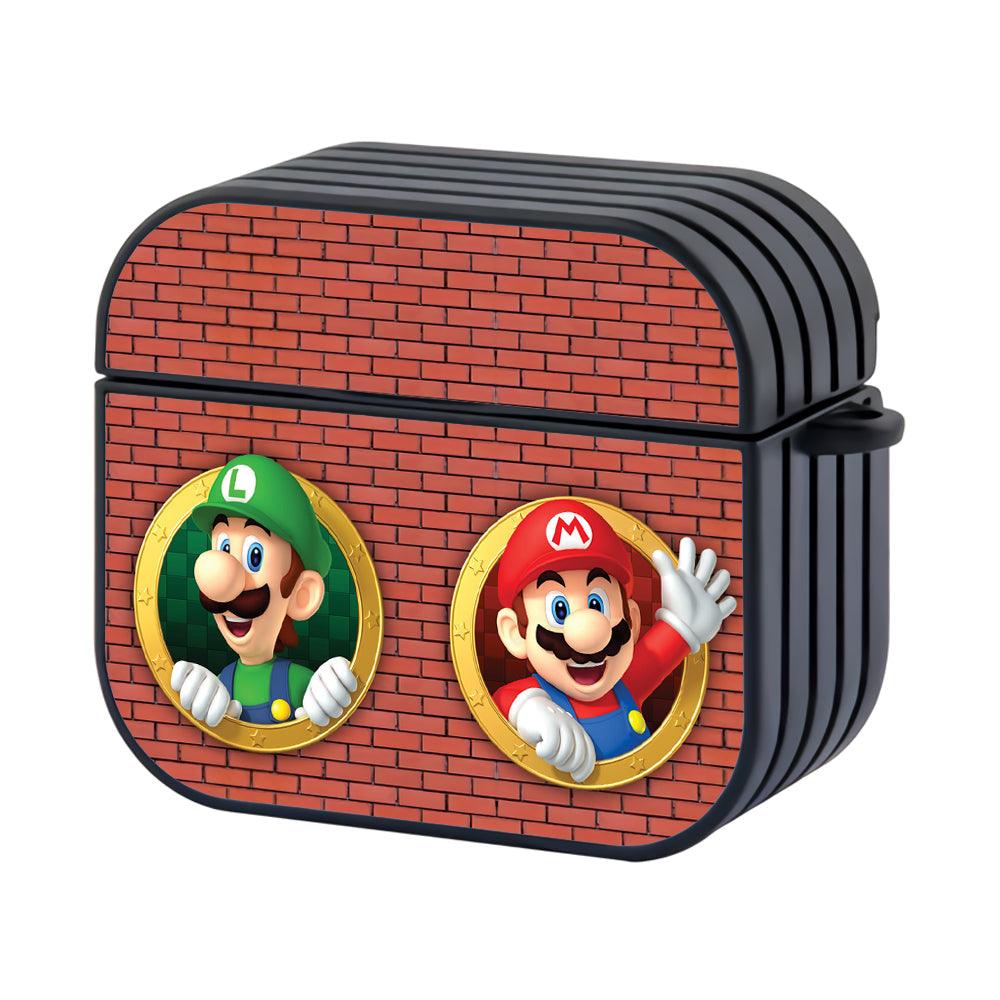 Mario and Luigi on The Wall Apple Airpods 4 Case-Xtracase