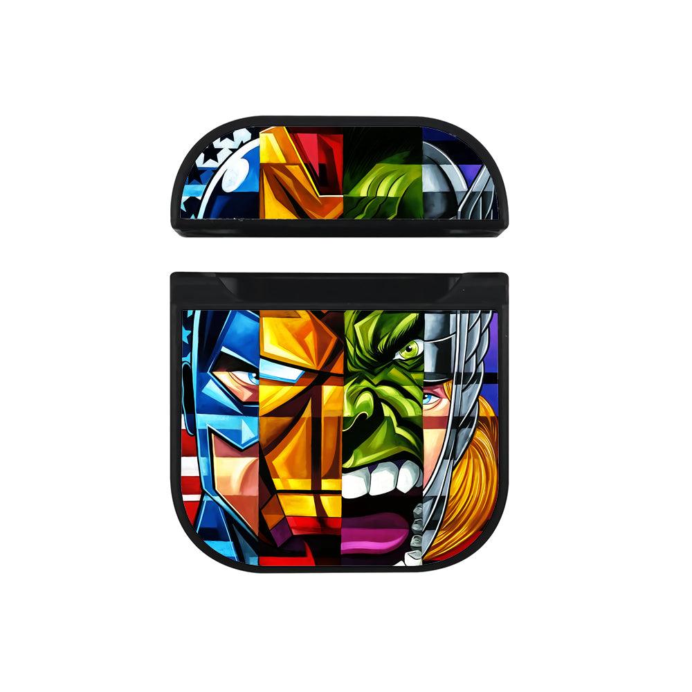 Marvel Avengers Pop Art Hard Plastic Case Cover For Apple Airpods-Xtracase