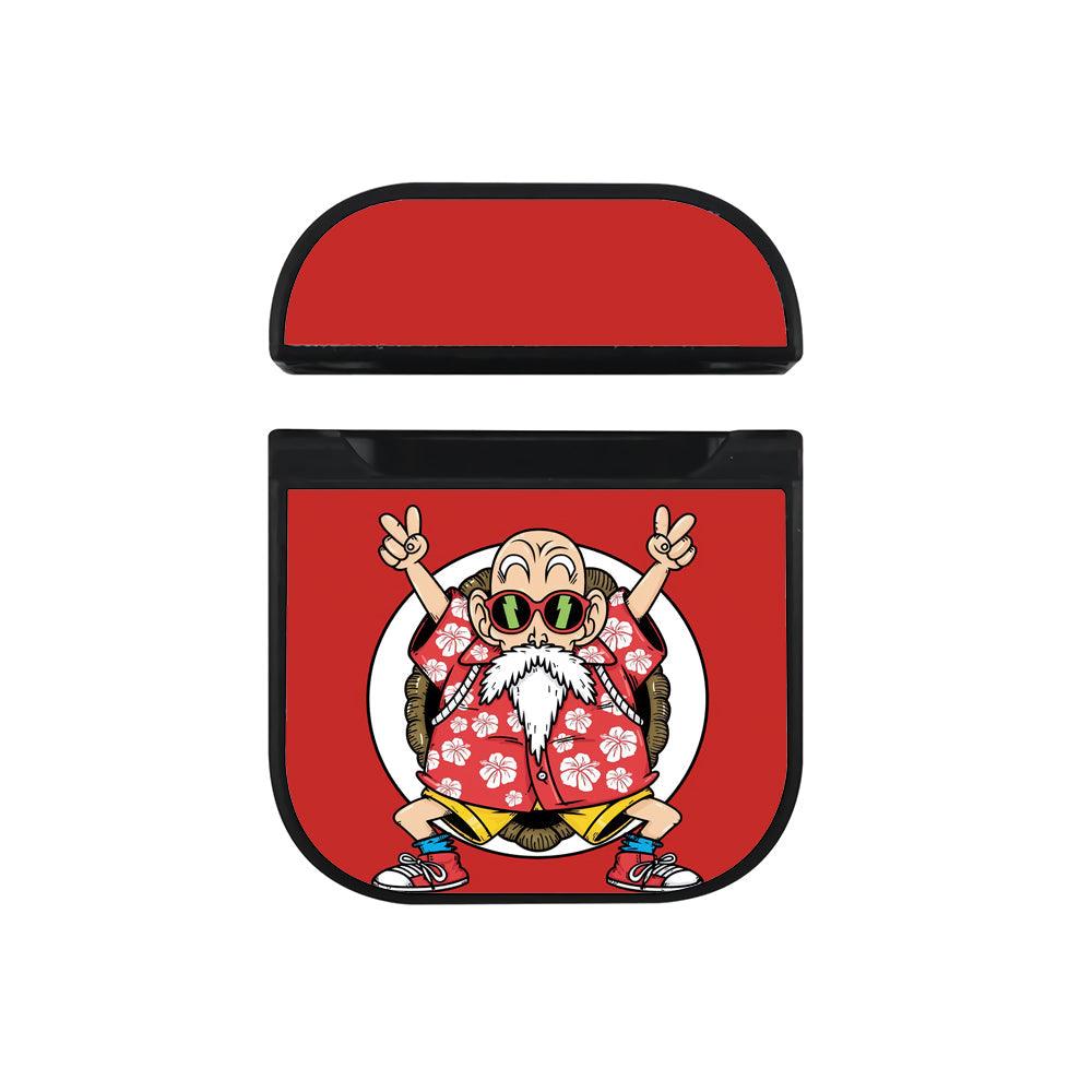 Master Roshi Dragon Ball Red Hard Plastic Case Cover For Apple Airpods-Xtracase