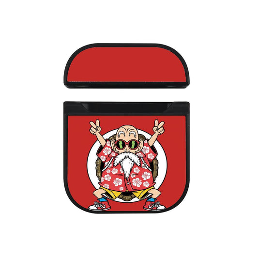 Master Roshi Dragon Ball Red Hard Plastic Case Cover For Apple Airpods-Xtracase