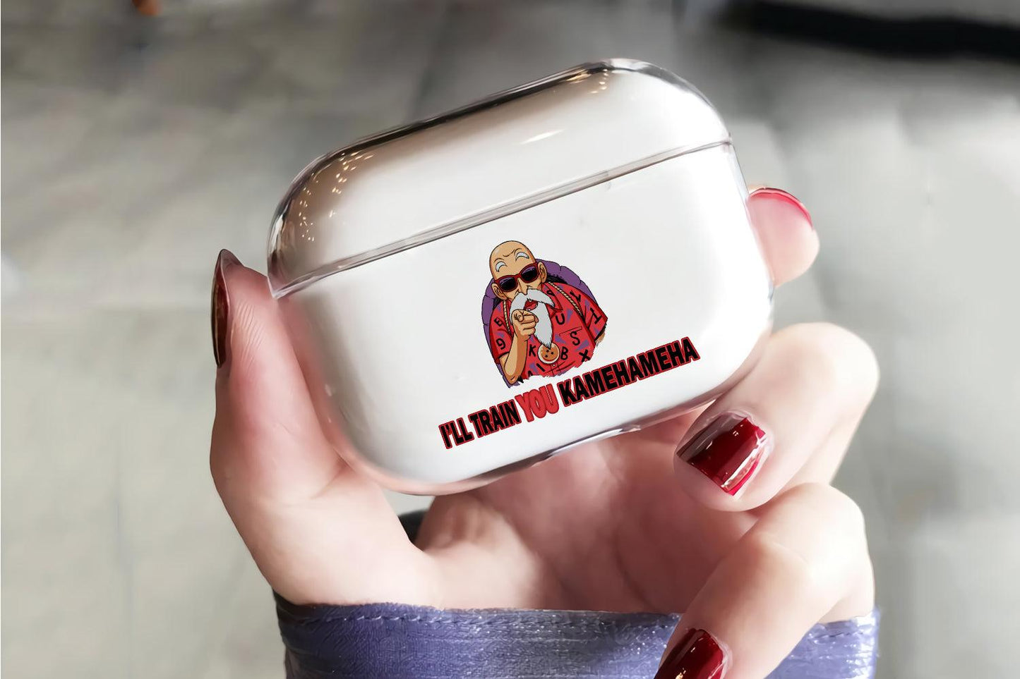 Master Roshi I'll Train You Protective Clear Case Cover For Apple Airpod Pro 3-Xtracase