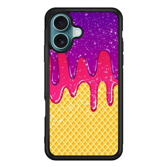Melted Ice Cream and A Waffle iPhone 16 Case - Xtracase
