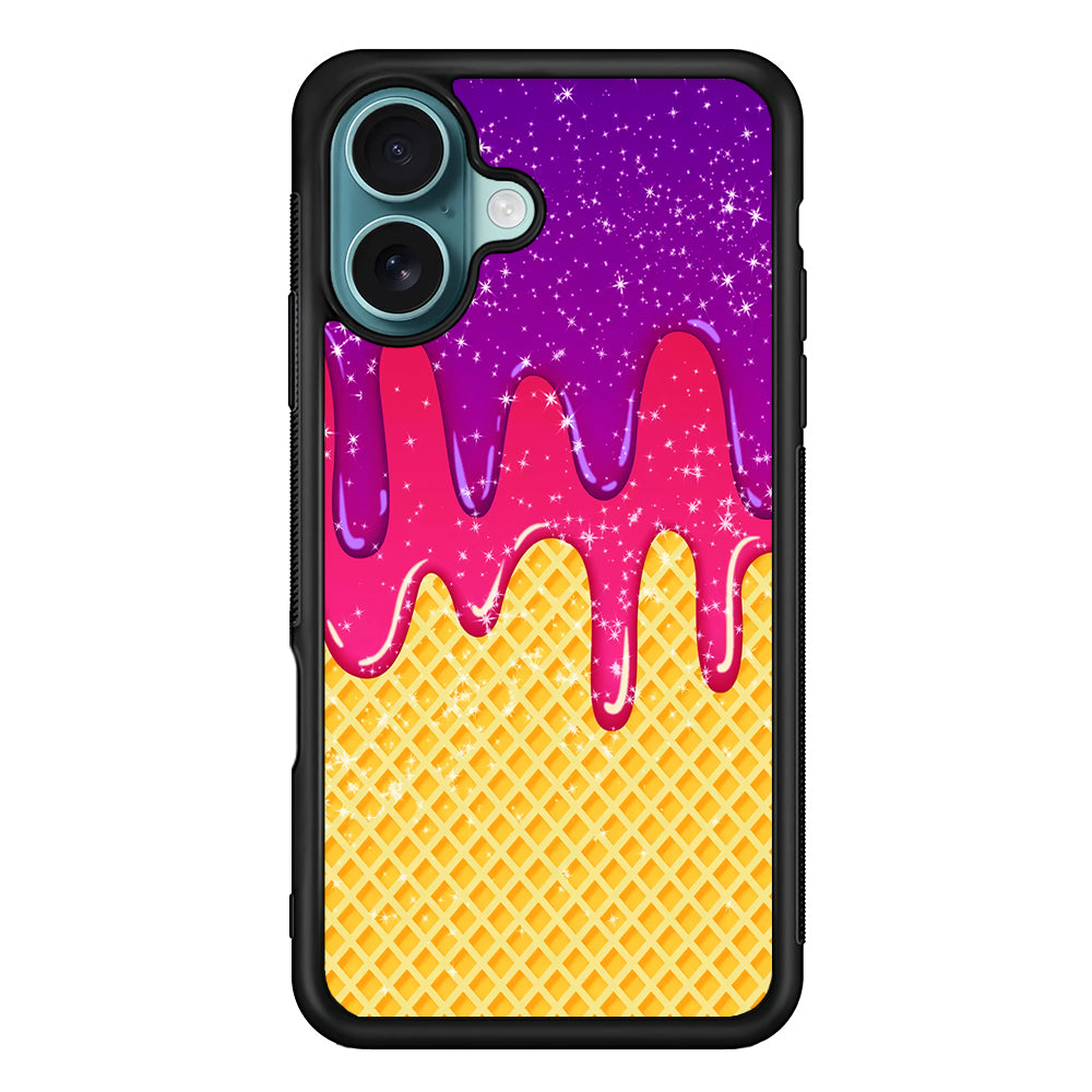 Melted Ice Cream and A Waffle iPhone 16 Plus Case - Xtracase