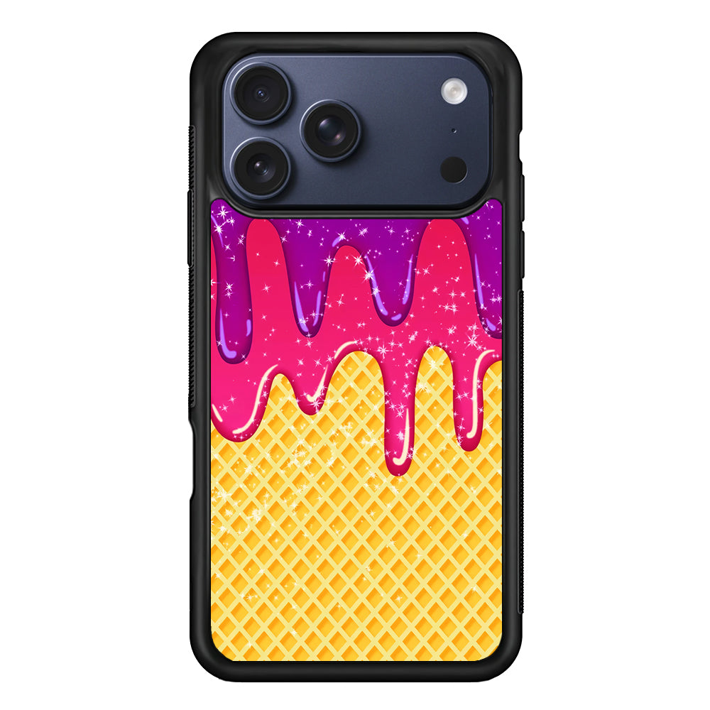 Melted Ice Cream and A Waffle iPhone 17 Pro Case - Xtracase