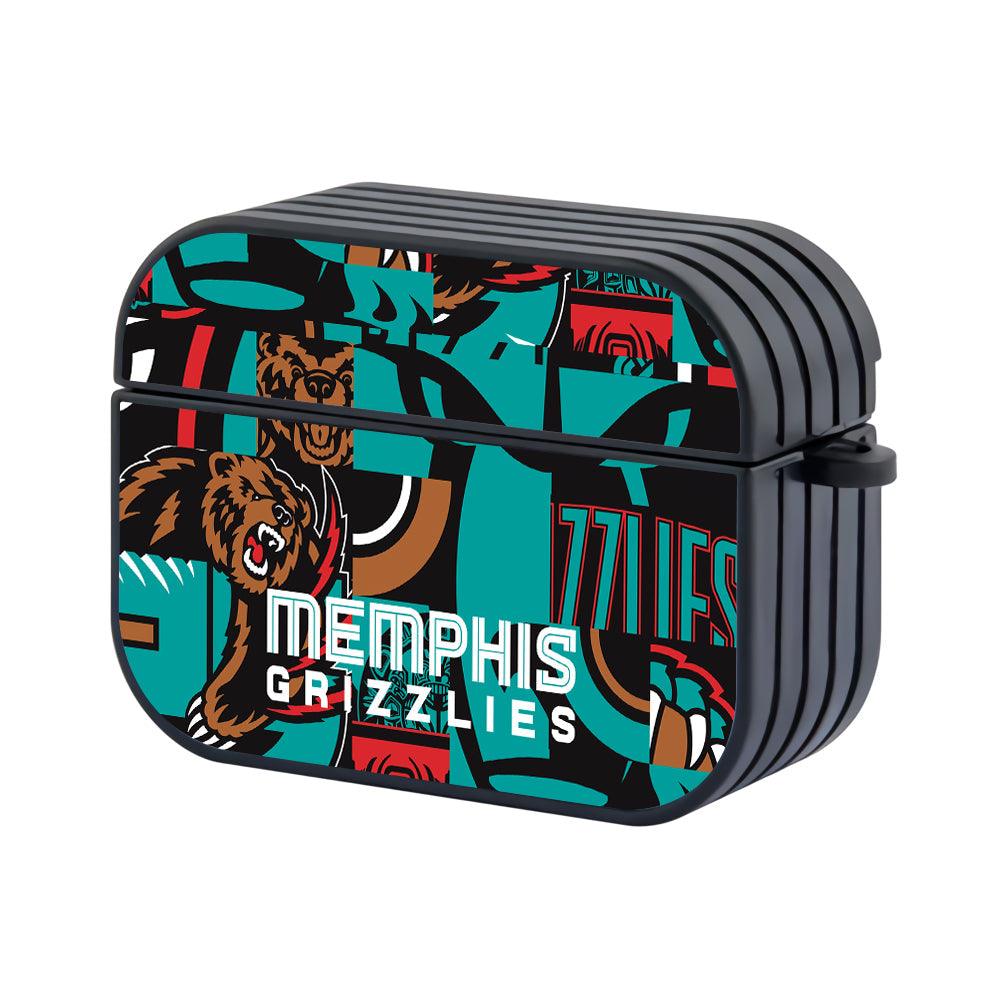Memphis Grizzlies NBA The Bear Scream Art Mode Hard Plastic Case Cover For Apple Airpods Pro 3-Xtracase