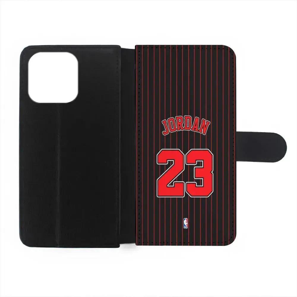 Michael Jordan Jersey 23 iPhone 15 Pro Max Case-Flip Wallet Case-Xtracase