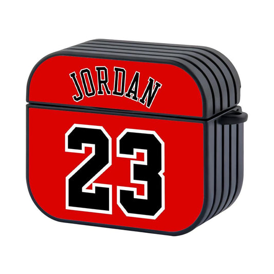 Michael Jordan Jersey Number Hard Plastic Case Cover For Apple Airpods 4-Xtracase