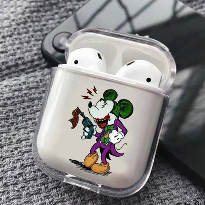 Mickey Joker Protective Clear Case Cover For Apple Airpods-Xtracase