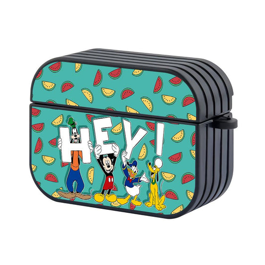 Mickey Mouse Calling All Comrade Hard Plastic Case Cover For Apple Airpods Pro-Xtracase