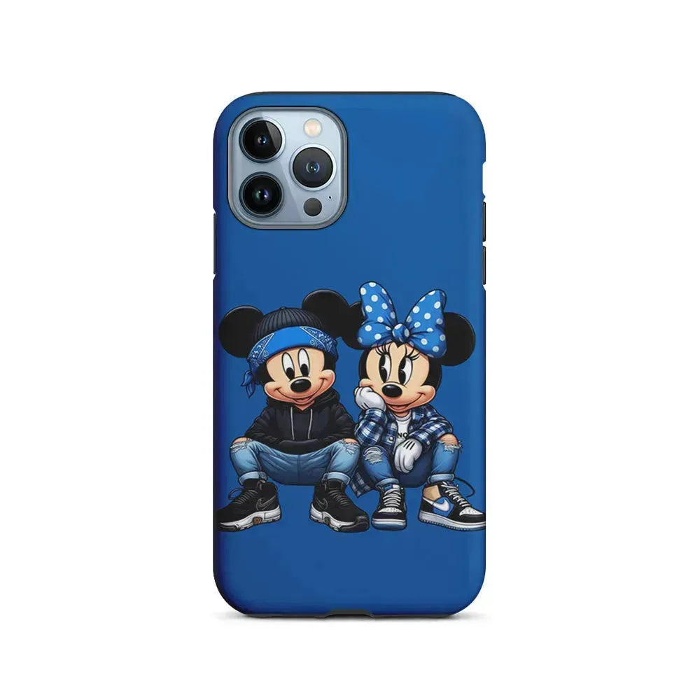 Mickey and Minnie Style iPhone 15 Pro Max Case-2 in 1 Tough Case-Xtracase