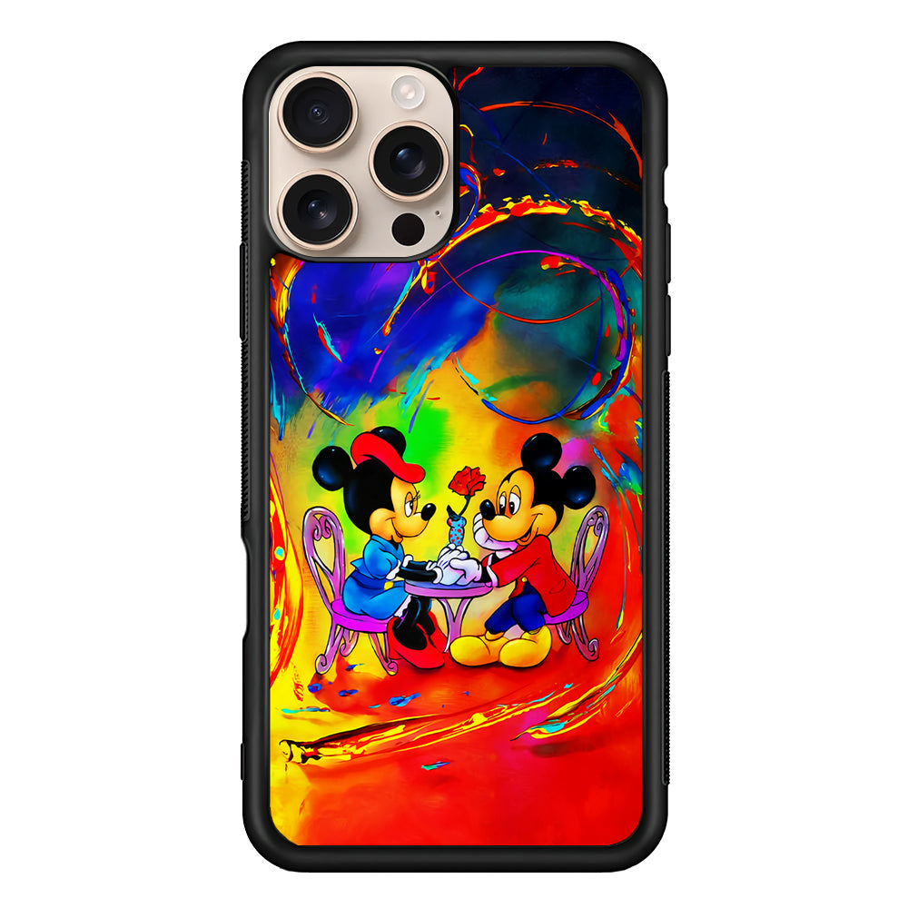 Mickey and Minnie Valentines Day iPhone 16 Pro Max Case - iPhone 16 Pro Max