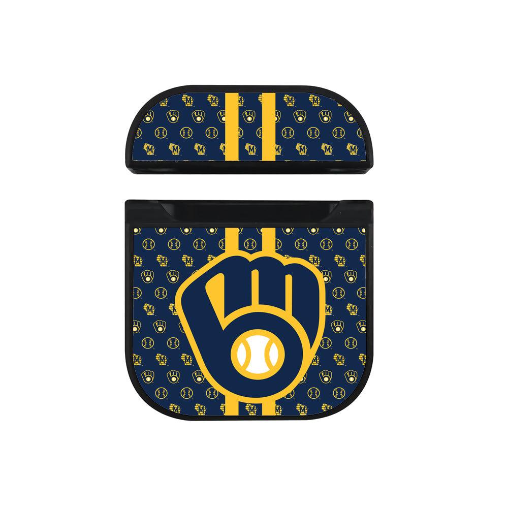 Milwaukee Brewers Firm Grip Hard Plastic Case Cover For Apple Airpods-Xtracase