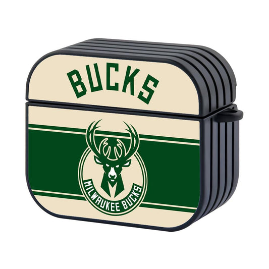 Milwaukee Bucks Champion Color Hard Plastic Case Cover For Apple Airpods 4-Xtracase