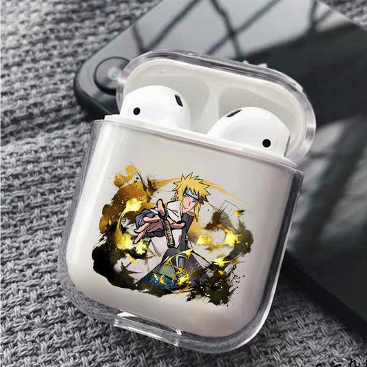 Minato Namikaze Hokage Protective Clear Case Cover For Apple Airpods-Xtracase
