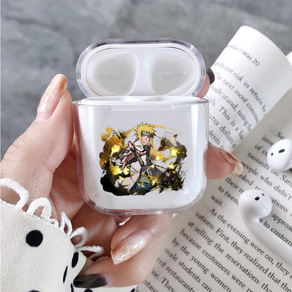 Minato Namikaze Hokage Protective Clear Case Cover For Apple Airpods-Xtracase