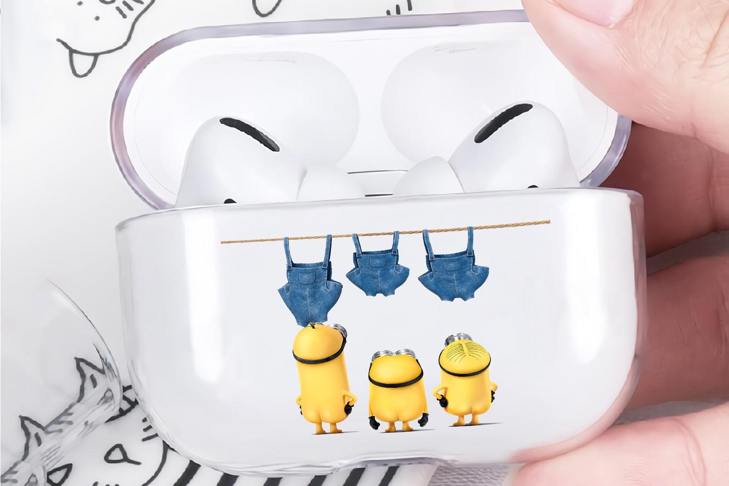 Minion Pants Apple Airpod Pro 2 Clear Case-Xtracase