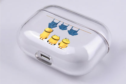 Minion Pants Apple Airpod Pro 2 Clear Case-Xtracase