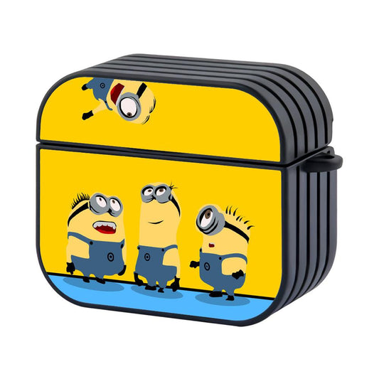 Minions Hanging Out Greeting Friends Hard Plastic Case Cover For Apple Airpods 3-Xtracase