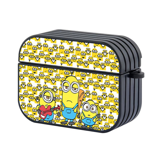 Minions No Time for Free Time Hard Plastic Case Cover For Apple Airpods Pro-Xtracase