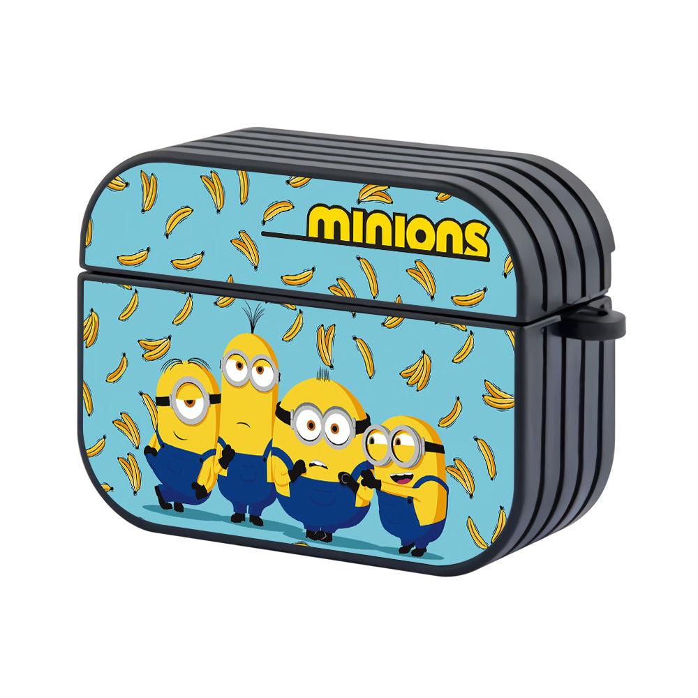 Minions Ready for Hangout Hard Plastic Case Cover For Apple Airpods Pro 3-Xtracase