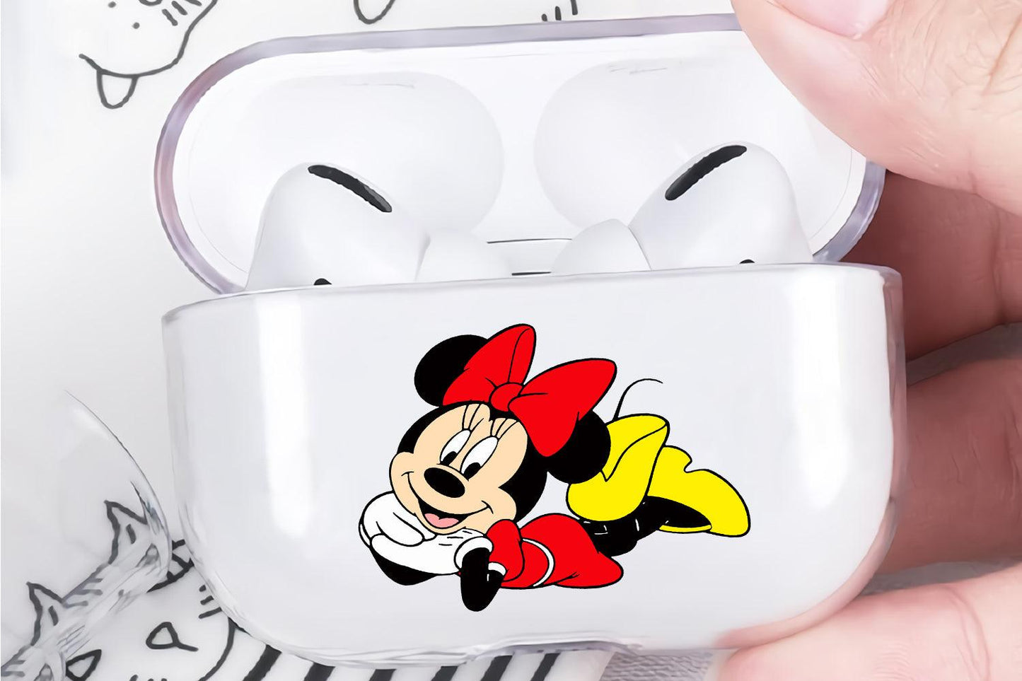 Minnie Mouse Apple Airpod Pro 3 Clear Case-Xtracase