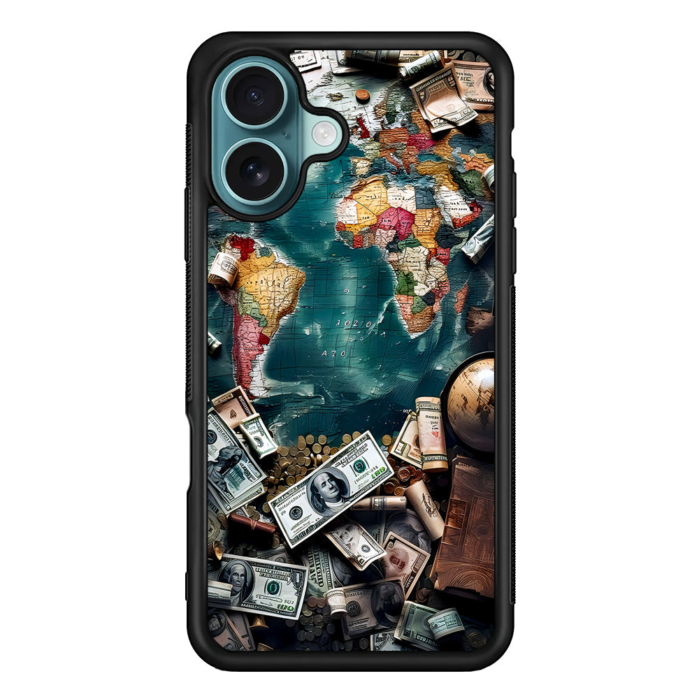 Money on The Map Travel iPhone 17 Case - Xtracase
