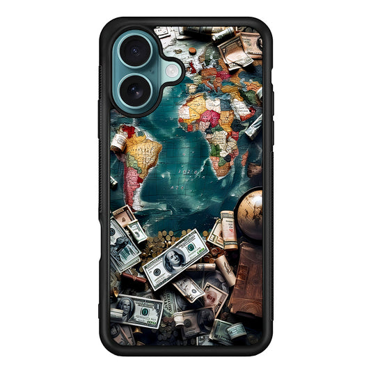 Money on The Map Travel iPhone 17 Case - Xtracase