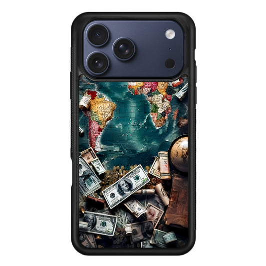 Money on The Map Travel iPhone 17 Pro Case - Xtracase