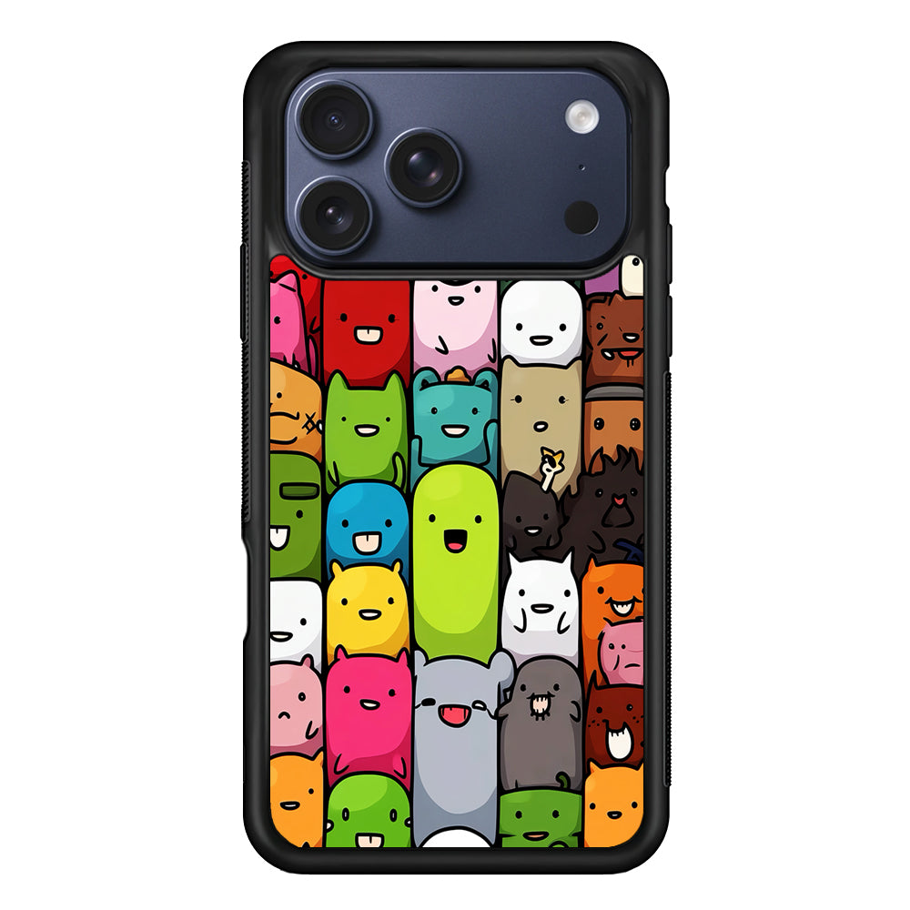 Monster Cute Cartoon Doodle iPhone 17 Pro Case - Xtracase