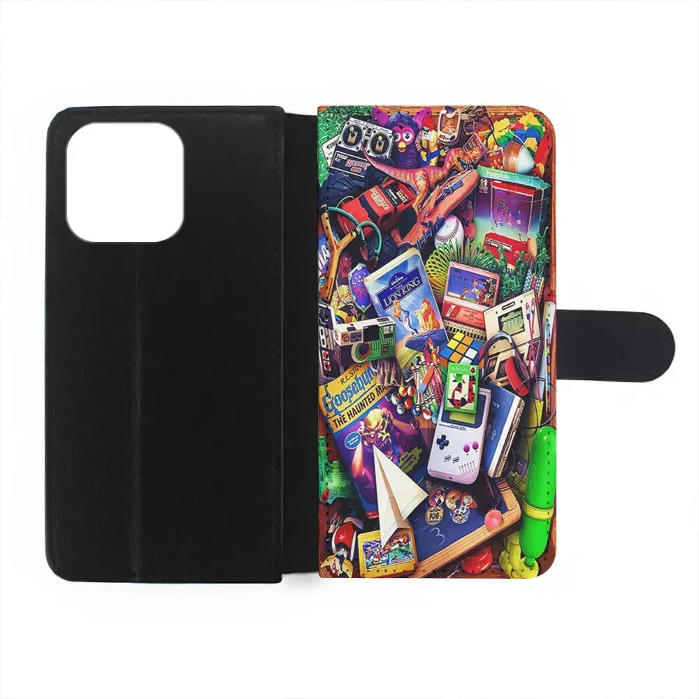 Mushup Game Vintage iPhone 13 Mini Case-Flip Wallet Case-Xtracase