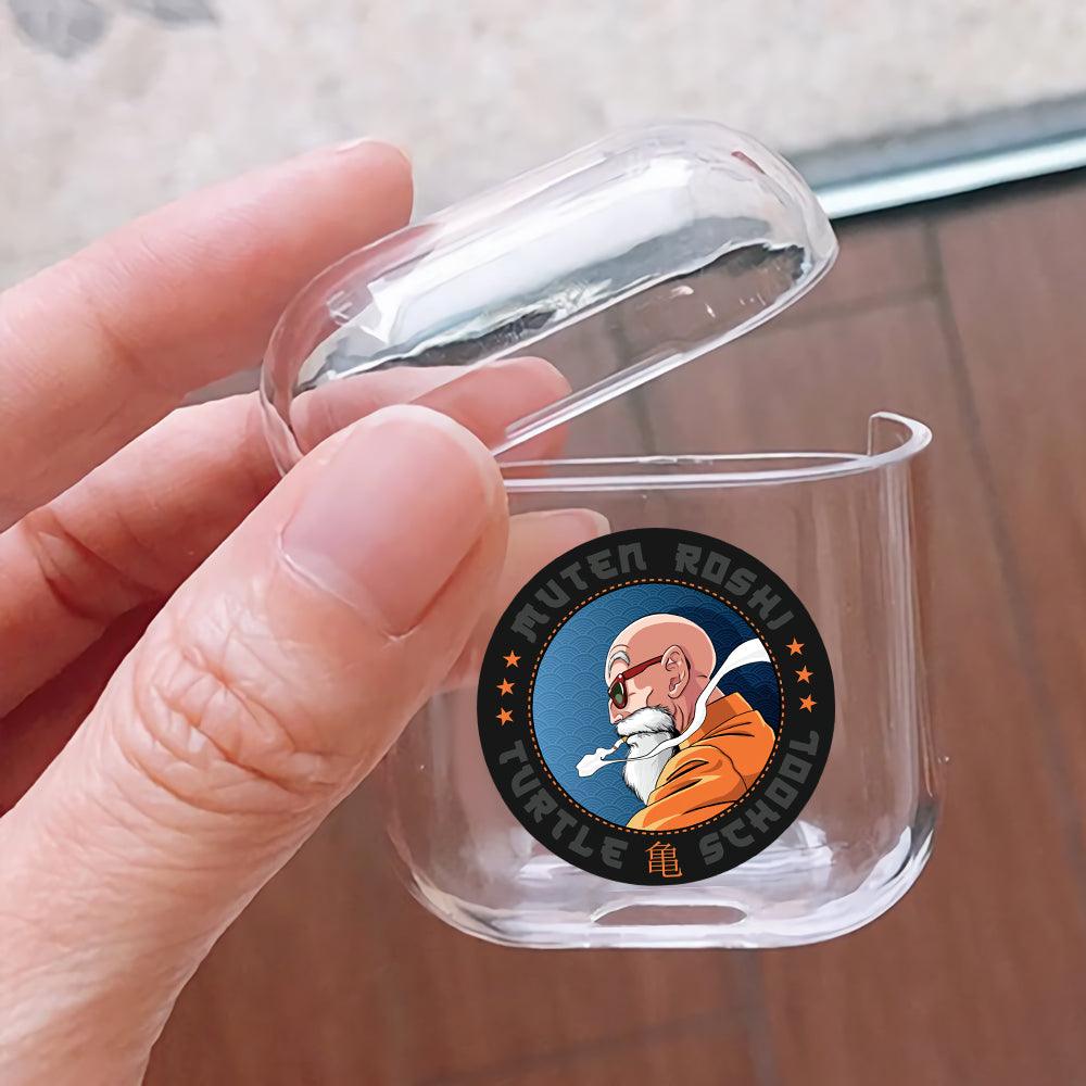 Muten Roshi Turtle School Protective Clear Case Cover For Apple Airpods-Xtracase
