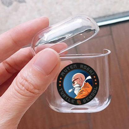 Muten Roshi Turtle School Protective Clear Case Cover For Apple Airpods-Xtracase