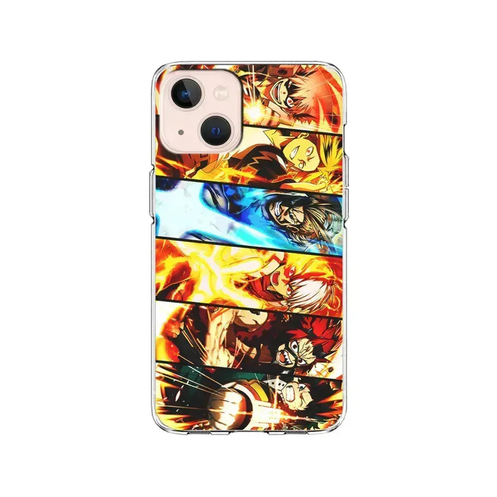 My Hero Academia All Characters iPhone 13 Mini Case-Clear Soft Case-Xtracase