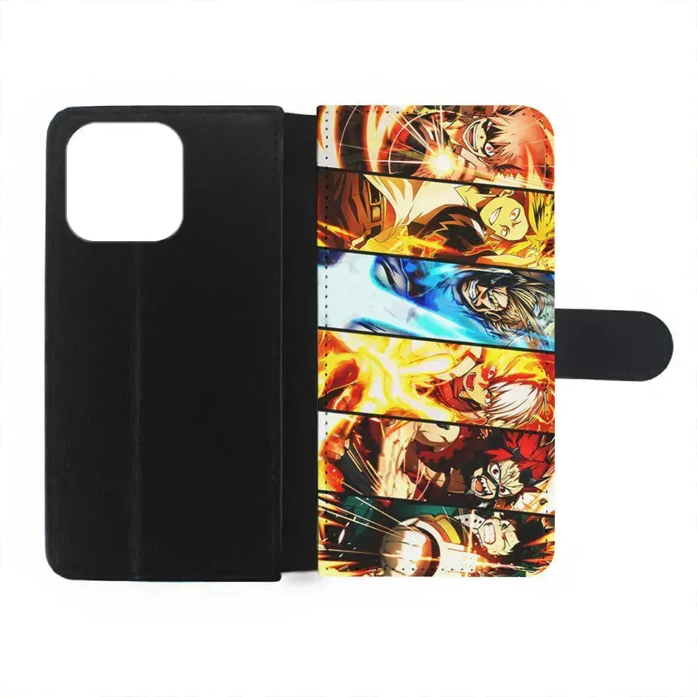 My Hero Academia All Characters iPhone 13 Mini Case-Flip Wallet Case-Xtracase