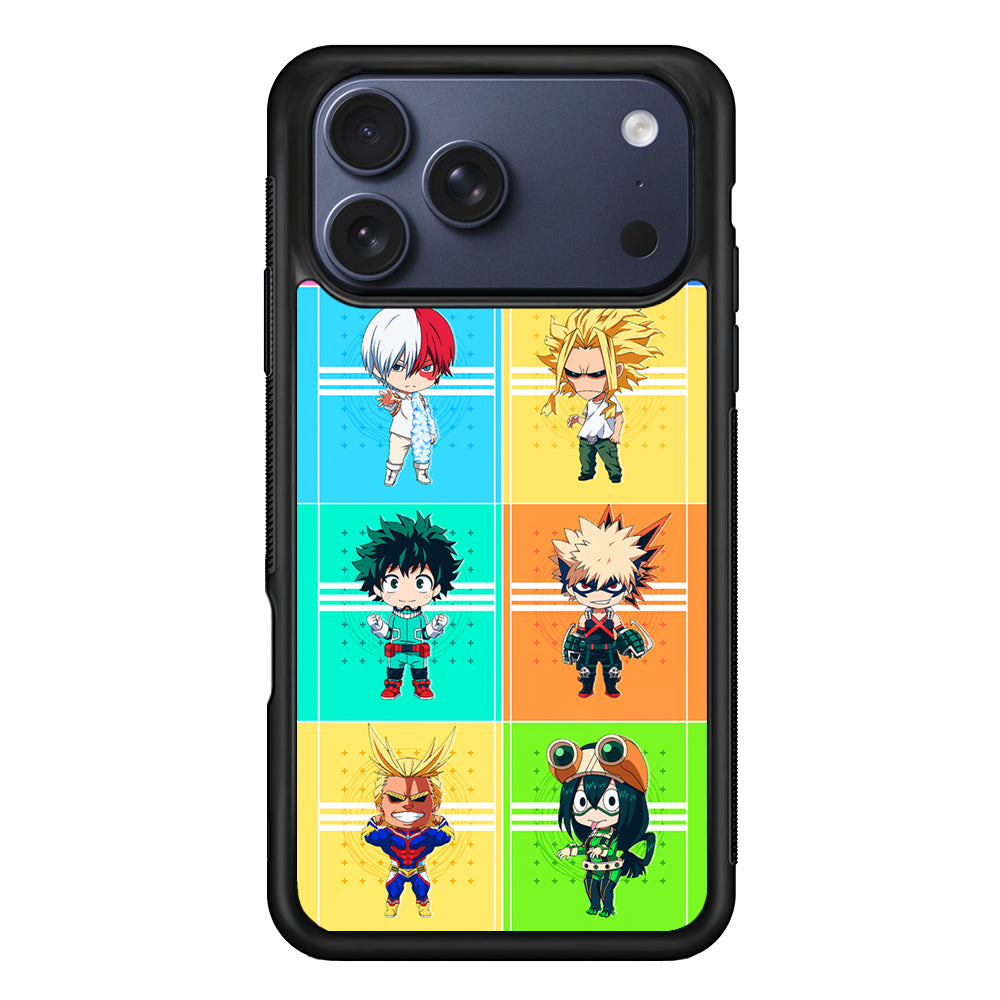 My Hero Academia Characters Chibi iPhone 17 Pro Max Case - Xtracase