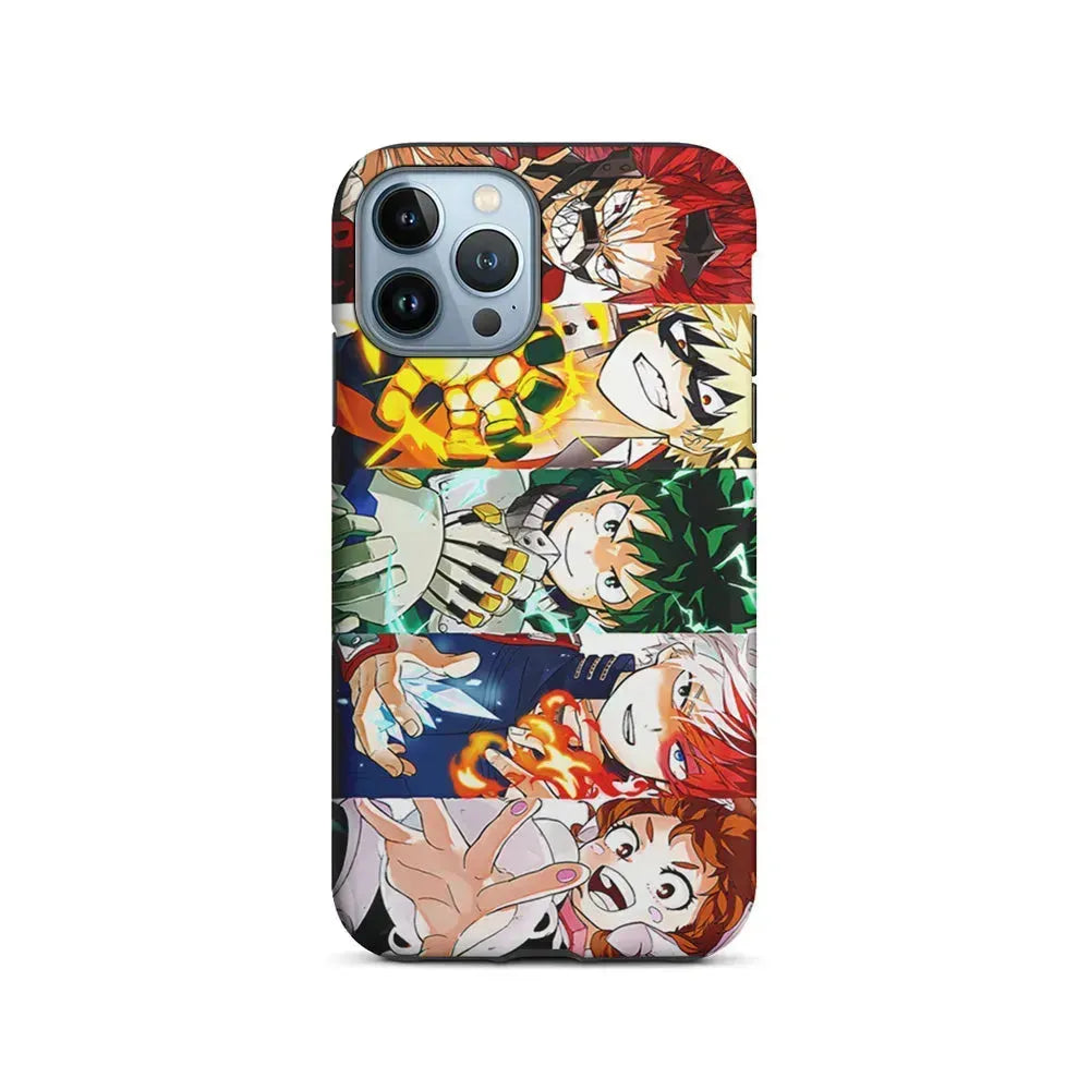 My Hero Academia Main Characters iPhone 15 Pro Max Case-2 in 1 Tough Case-Xtracase