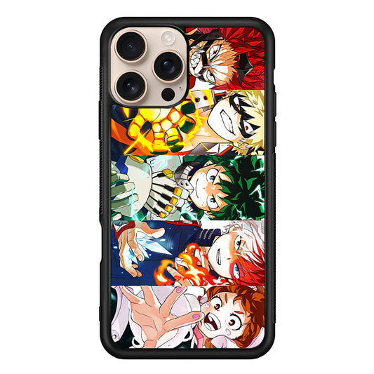 My Hero Academia Main Characters iPhone 16 Pro Case - iPhone 16 Pro