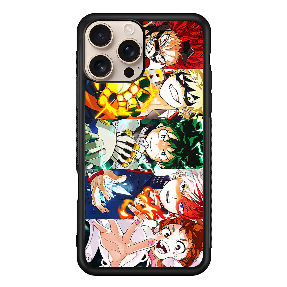 My Hero Academia Main Characters iPhone 16 Pro Max Case - iPhone 16 Pro Max