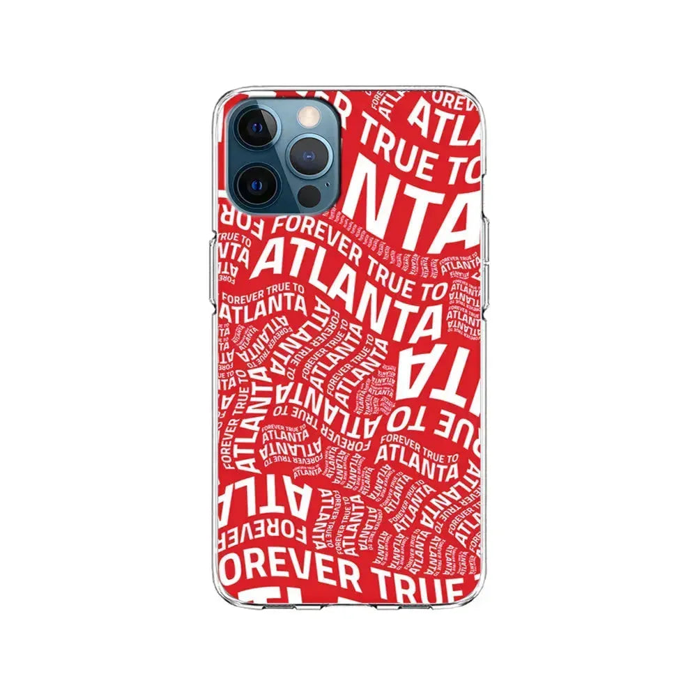 NBA Atlanta Hawks Word iPhone 15 Pro Max Case-Clear Soft Case-Xtracase